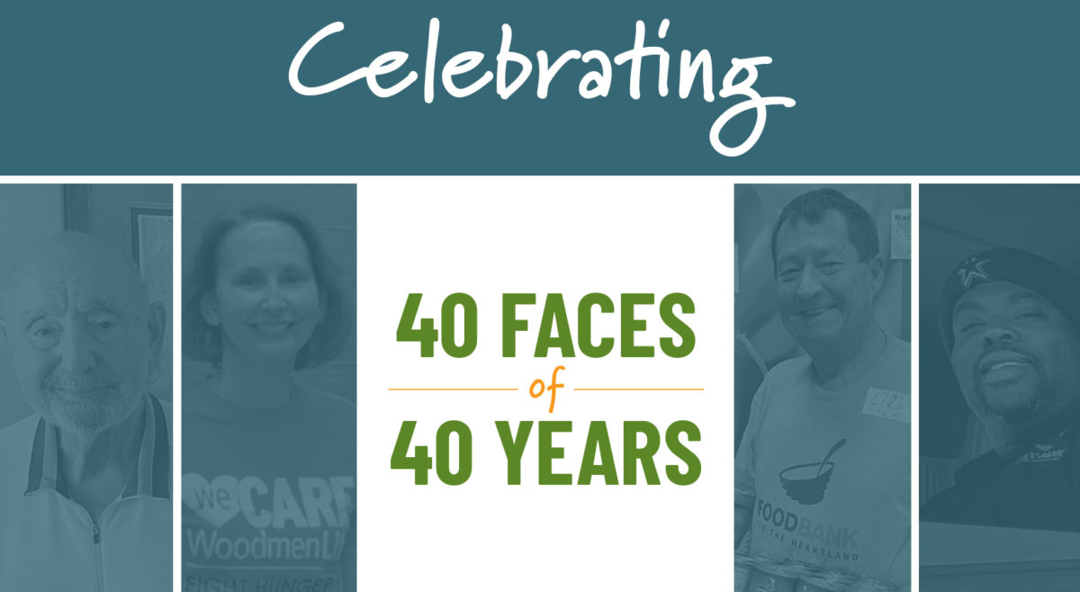 Photo collage of four individuals highlighted in 40 Faces of 40 Years