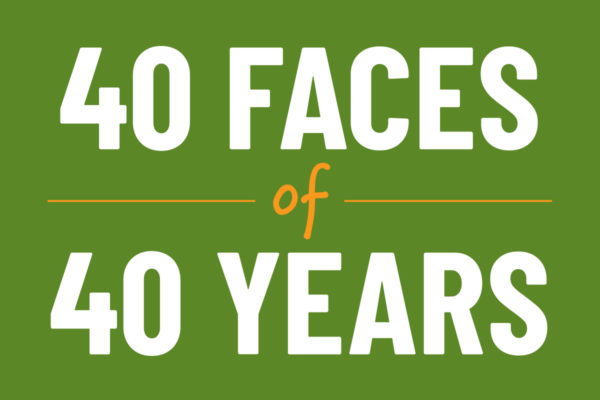 40 Faces of 40 Years logo