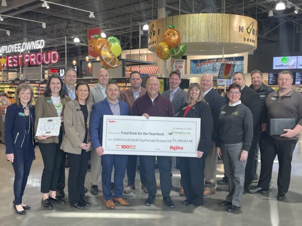 Hy-Vee check presentation