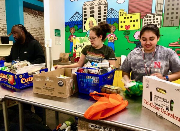 Volunteers and staff at Together, in Omaha.