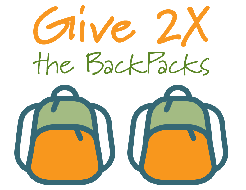 Give 2X the BackPacks